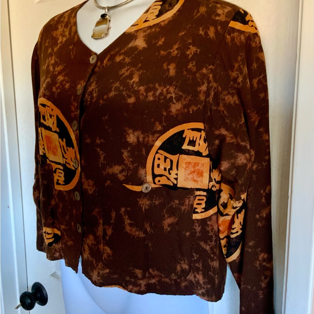 SALE❤️LAS MANOS…batik boho top